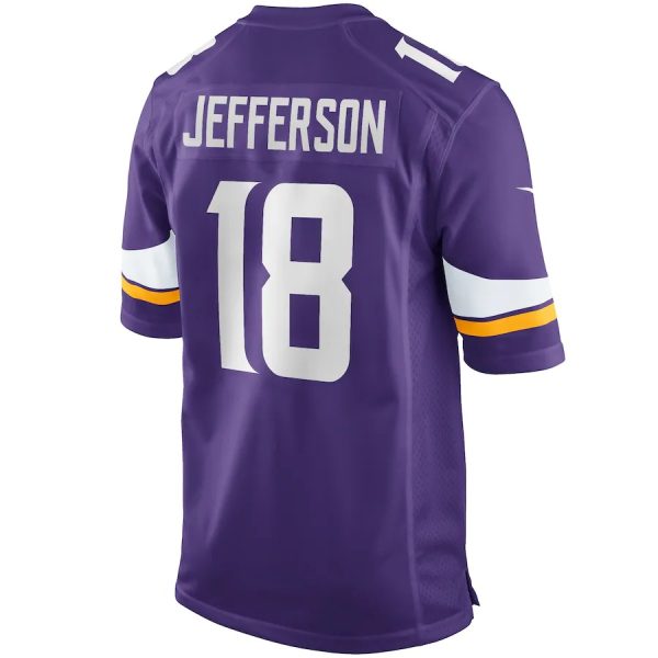 Justin Jefferson Minnesota Vikings Nike Game Jersey Purple Justin Jefferson Men's Minnesota Vikings Nike Game Jersey - Purple