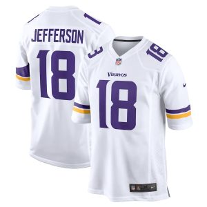 Justin Jefferson Minnesota Vikings Nike Game Jersey - White
