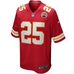 Kansas City Chiefs Clyde Edwards Helaire Nike RED 1 3 Kansas City Chiefs Clyde Edwards-Helaire Nike Red Game Jersey