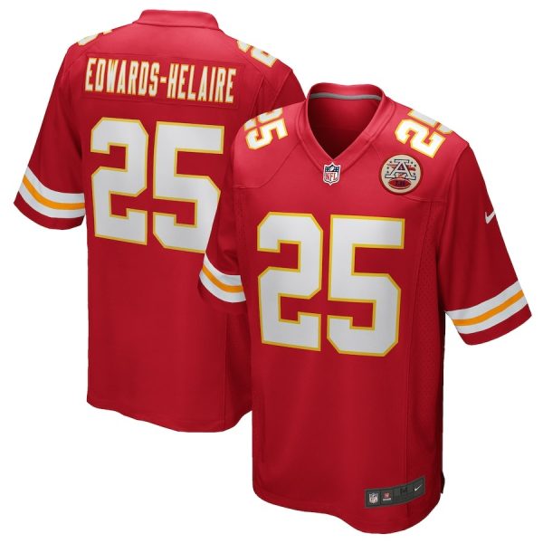 Kansas City Chiefs Clyde Edwards-Helaire Nike Red Game Jersey