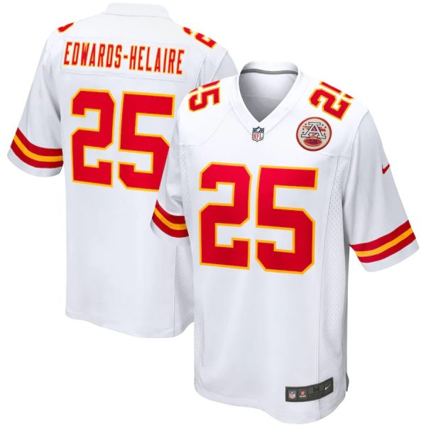 Kansas City Chiefs Clyde Edwards-Helaire Nike White Authentic Nfl Jersey