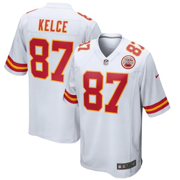 Kansas City Chiefs Travis Kelce Nike White Game Jersey Authentic Nfl Jersey