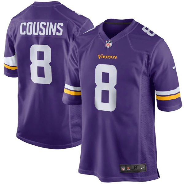 Kirk Cousins Minnesota Vikings Nike Game Player Jersey - Purple
