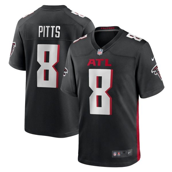 Kyle Pitts Atlanta Falcons Nike NFL Draft First Round Pick Player Game Jersey - Black
