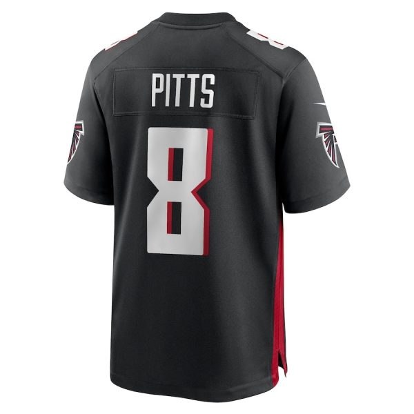 Kyle Pitts Atlanta Falcons Nike 2021 NFL Draft First Round Pick Player Game Jersey Black 2 Kyle Pitts Atlanta Falcons Nike NFL Draft First Round Pick Player Game Jersey - Black
