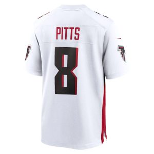 Kyle Pitts Atlanta Falcons Nike Game Player Jersey White 2 Kyle Pitts Atlanta Falcons Nike Game Player Jersey - White