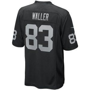 Las Vegas Raiders Darren Waller Nike Black Game 4 Darren Waller Las Vegas Raiders Nike Game Player Jersey - Black