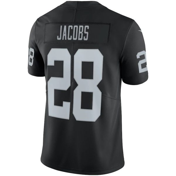 Las Vegas Raiders Josh Jacobs Nike Black Vapor 2 Josh Jacobs Las Vegas Raiders Nike Vapor Limited Jersey - Black