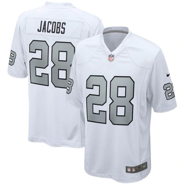 Josh Jacobs Las Vegas Raiders Nike Game Jersey - White