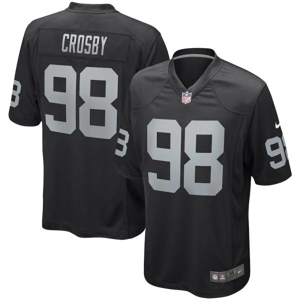 Maxx Crosby Las Vegas Raiders Nike Game Player Jersey - Black