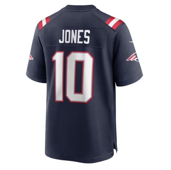 Mac Jones New England Patriots Nike 2021 NFL Draft First Round Pick Game Jersey Navy 2 Mac Jones New England Patriots Nike 2021 NFL Draft First Round Pick Game Jersey - Navy