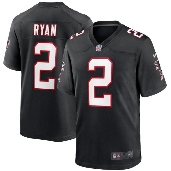 Matt Ryan Atlanta Falcons Nike Throwback Game Jersey - Black