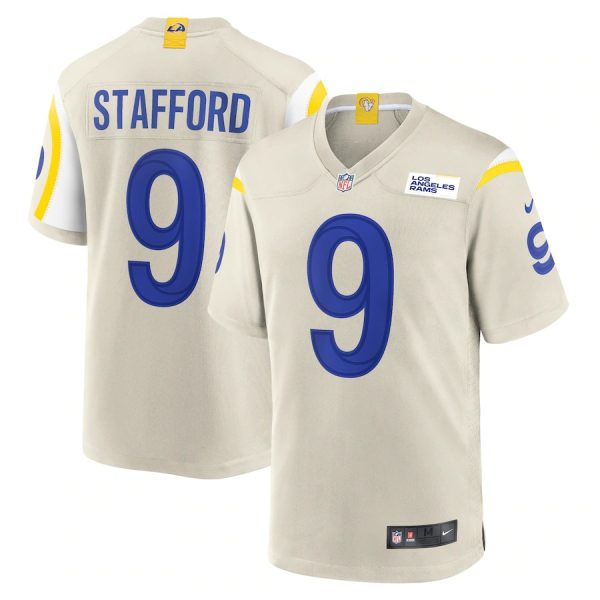 Matthew Stafford Los Angeles Rams Nike Player Game Jersey - Bone