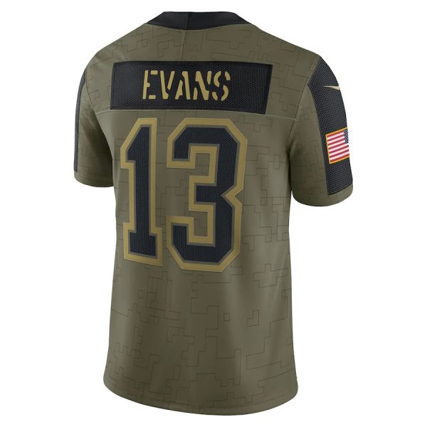 Mike Evans Tampa Bay Buccaneers Nike Salute To Service Limited Player Jersey Olive 1 Mike Evans Tampa Bay Buccaneers Nike Salute To Service Limited Player Jersey - Olive