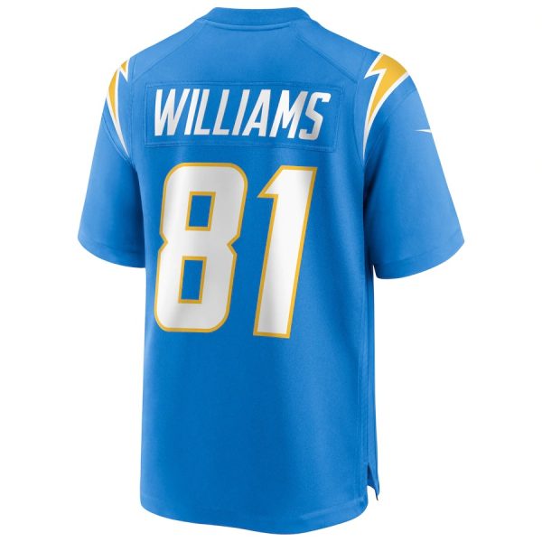 Mike Williams Los Angeles Chargers Nike Game Jersey 12 Mike Williams Los Angeles Chargers Nike Game Jersey - Powder Blue