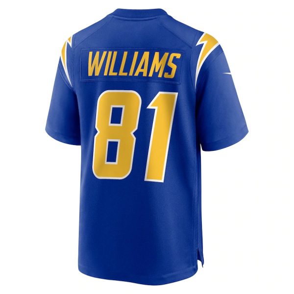 Mike Williams Los Angeles Chargers Nike Game Jersey Royal 3 Mike Williams Los Angeles Chargers Nike Game Jersey - Royal