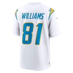 Mike Williams Los Angeles Chargers Nike Game Jersey White 12 Mike Williams Los Angeles Chargers Nike Game Jersey - White