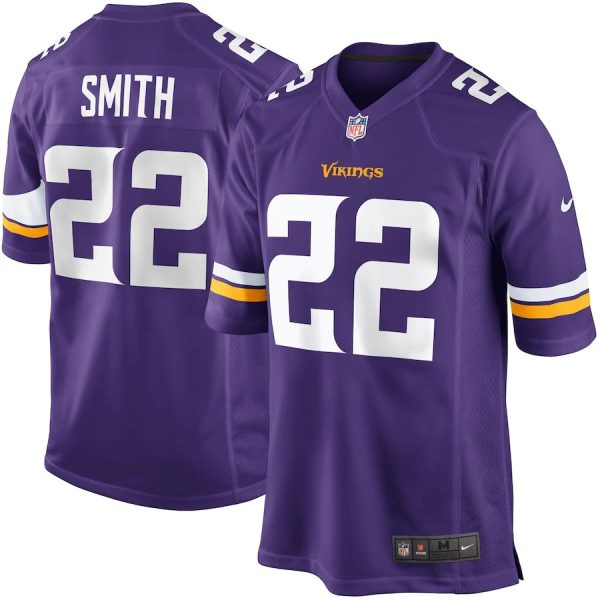 Men's Minnesota Vikings Harrison Smith Nike Purple Game Player Jersey