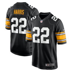 Najee Harris Pittsburgh Steelers Nike Game Player Jersey - Black
