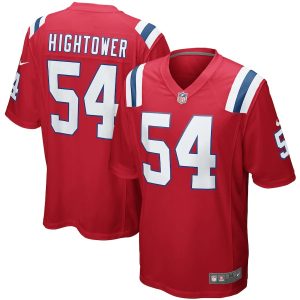 New England Patriots Dont'a Hightower Nike Red Alternate Game Jersey