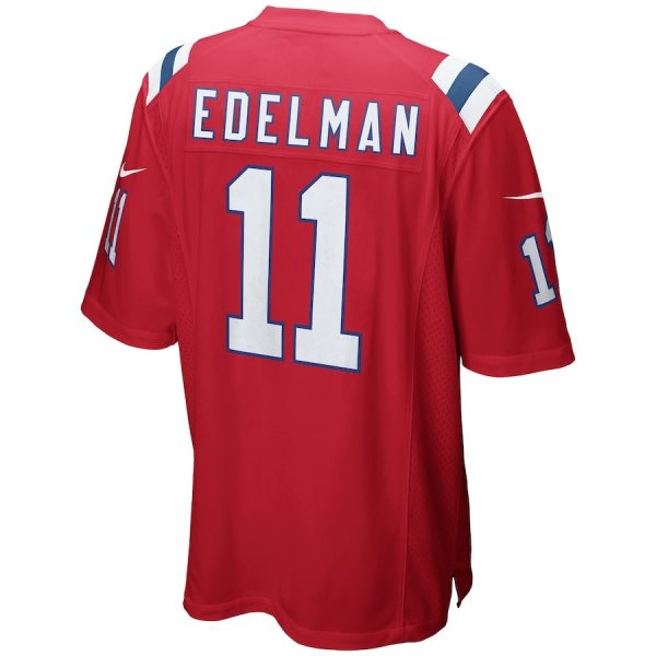 New England Patriots Julian Edelman Nike Red Alternate Game Jersey 1 Men's New England Patriots Julian Edelman Nike Red Alternate Game Jersey