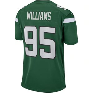 Quinnen Williams New York Jets Nike Game Player Jersey Gotham Green 2 Quinnen Williams New York Jets Nike Game Player Jersey - Gotham Green