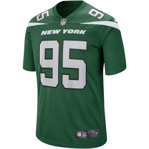 Quinnen Williams New York Jets Nike Game Player Jersey Gotham Green 3 Quinnen Williams New York Jets Nike Game Player Jersey - Gotham Green