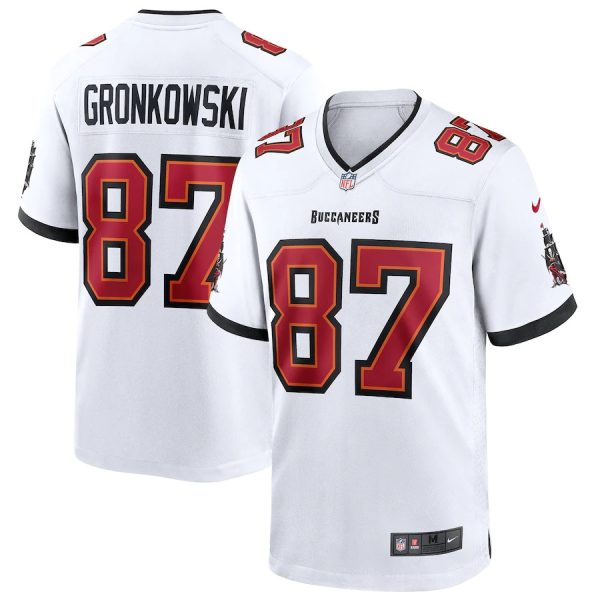Rob Gronkowski Tampa Bay Buccaneers Nike Game Jersey - White