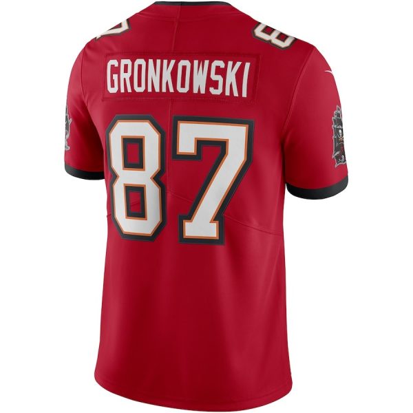 Rob Gronkowski Tampa Bay Buccaneers Nike Vapor Limited Jersey Red 2 Rob Gronkowski Tampa Bay Buccaneers Nike Vapor Limited Jersey - Red