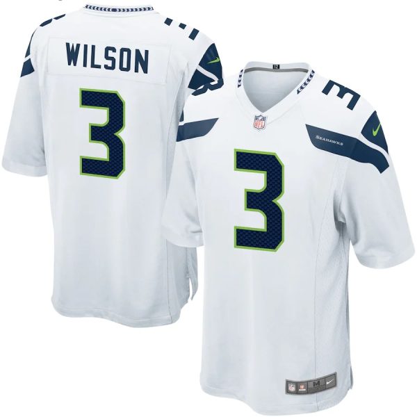 Russell Wilson Seattle Seahawks Nike Game Jersey - White