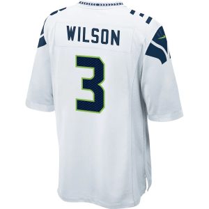 Russell Wilson Seattle Seahawks Nike Game Jersey White 5 Russell Wilson Seattle Seahawks Nike Game Jersey - White