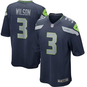 Russell Wilson Seattle Seahawks Nike Game Player Jersey - Navy