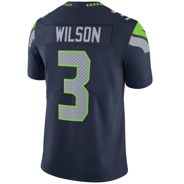 Russell Wilson Seattle Seahawks Nike Vapor Untouchable Limited Player Jersey College Navy 3 Russell Wilson Seattle Seahawks Nike Vapor Untouchable Limited Player Jersey - College Navy