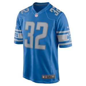 Swift Detroit Lions Nike Game Jersey 1 D'Andre Swift Detroit Lions Nike Game Authentic Nfl Jersey - Blue