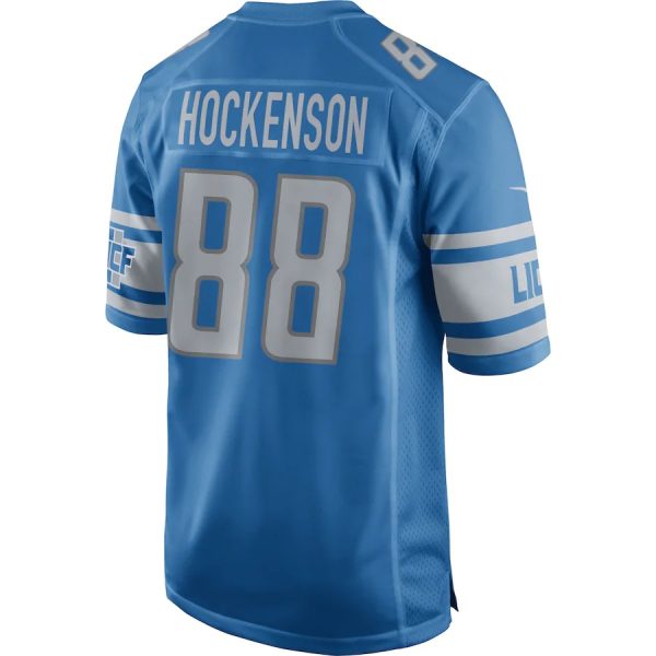 T.J. Hockenson Detroit Lions Nike 2 T.J. Hockenson Detroit Lions Nike Game Authentic Nfl Jersey - Blue