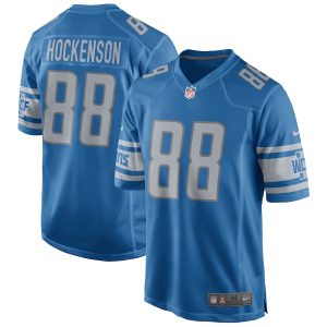 T.J. Hockenson Detroit Lions Nike Game Authentic Nfl Jersey - Blue