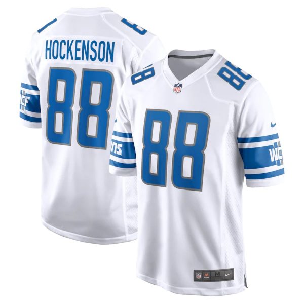 T.J. Hockenson Detroit Lions Nike Game Official NFL Jersey - White