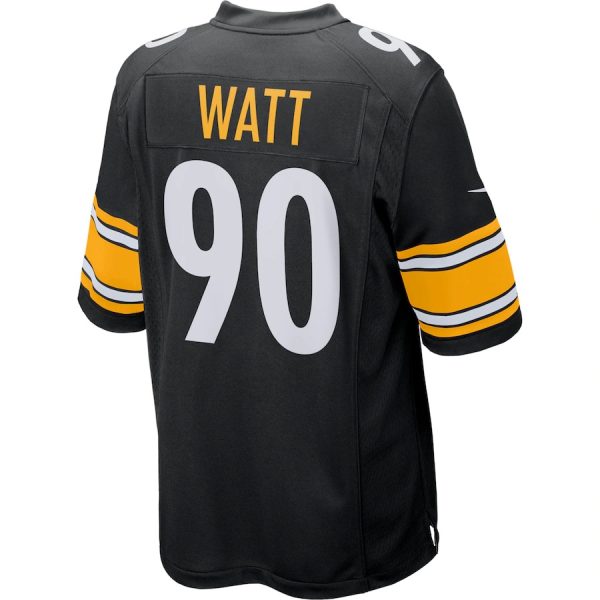 T.J. Watt Pittsburgh Steelers Nike Game Player Jersey Black 3 T.J. Watt Pittsburgh Steelers Nike Game Player Jersey - Black