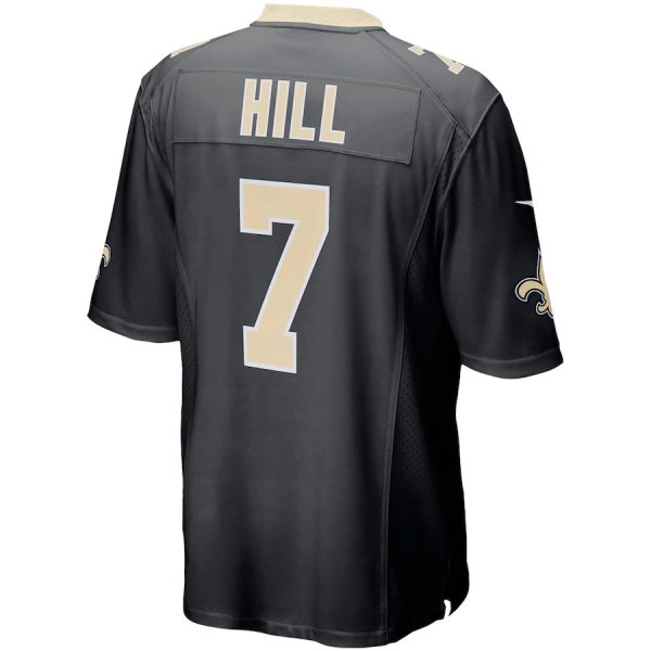 Taysom Hill New Orleans Saints Nike Game Player Jersey Black 1 Taysom Hill New Orleans Saints Nike Game Player Jersey - Black