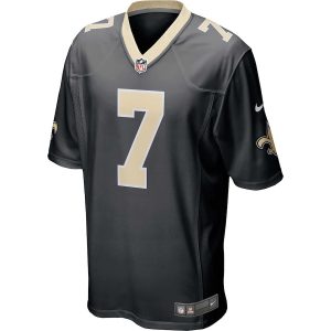 Taysom Hill New Orleans Saints Nike Game Player Jersey Black 2 Taysom Hill New Orleans Saints Nike Game Player Jersey - Black