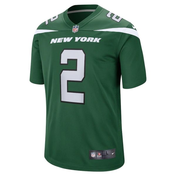 Zach Wilson New York Jets Nike 2021 NFL Draft First Round Pick Game Jersey Gotham Green 3 Zach Wilson New York Jets Nike NFL Draft First Round Pick Game Jersey - Gotham Green
