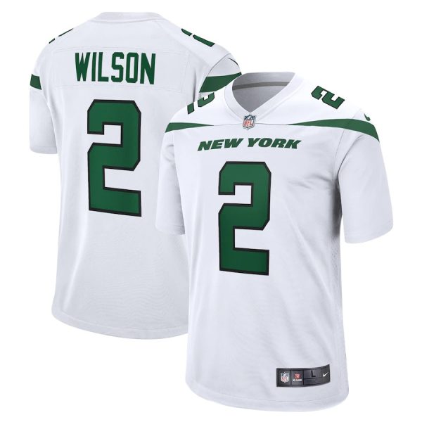 Zach Wilson New York Jets Nike NFL Draft First Round Pick Game Jersey - White