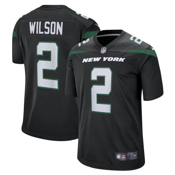 Zach Wilson New York Jets Nike Alternate NFL Draft First Round Pick Game Jersey - Black