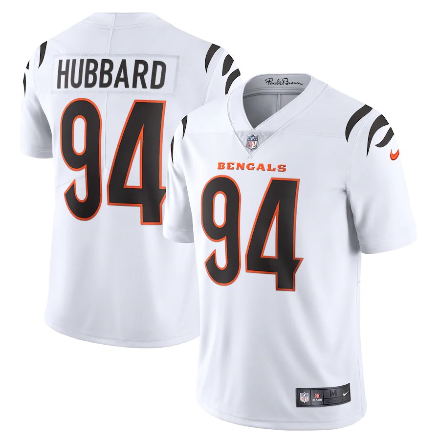 Sam Hubbard #94 White Cincinnati Bengals Game Stitched Jersey