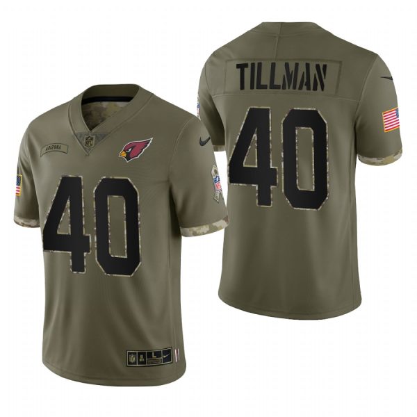 Pat Tillman Arizona Cardinals Olive 2022 Salute To Service Limited Retired Player Jersey