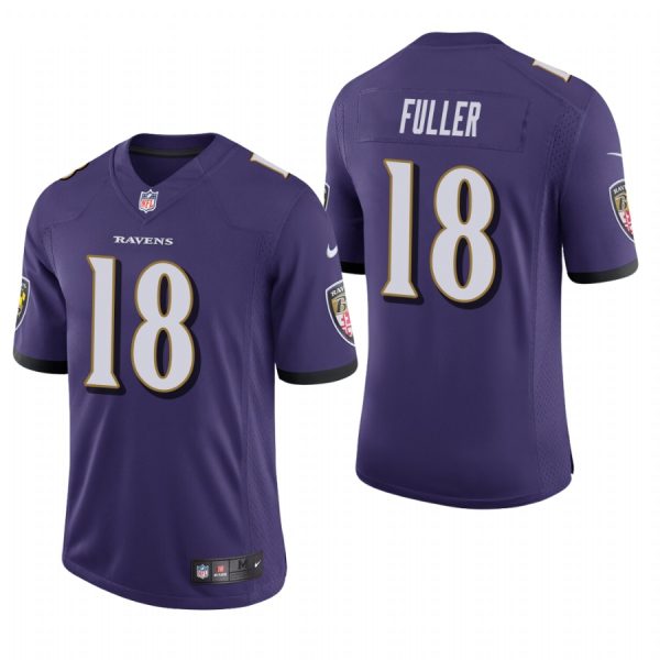 Kyle Fuller Baltimore Ravens Purple Vapor Limited Nike Jersey