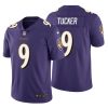 Justin Tucker Baltimore Ravens Vapor Untouchable Limited Purple Nike Jersey