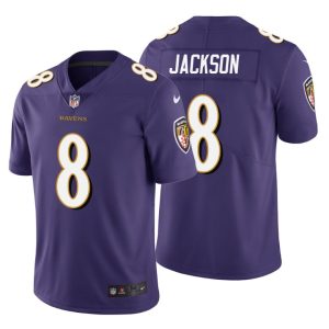 Lamar Jackson Baltimore Ravens Vapor Untouchable Limited Purple Nike Jersey
