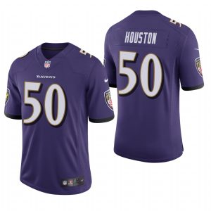 Justin Houston Baltimore Ravens Purple Vapor Limited Nike Jersey