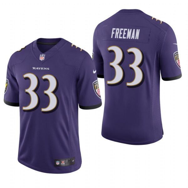 Devonta Freeman Baltimore Ravens Purple Vapor Limited Nike Jersey
